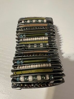 Funky Safety Pin Stretchable Bracelet